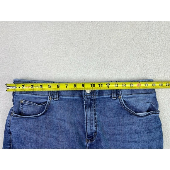 Lee Extreme Motion Athletic Jeans Mens 38x29 Blue Tapered Stretch Denim Pants - Picture 7 of 11